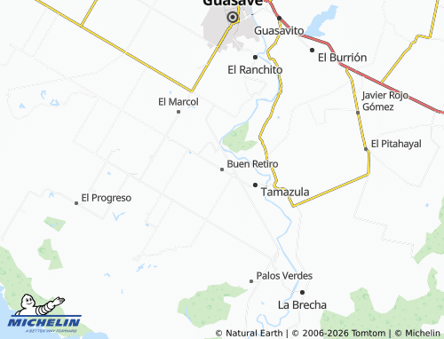 MICHELIN Buen Retiro map - ViaMichelin
