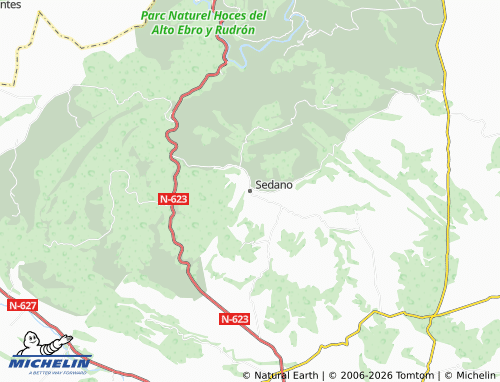 MICHELIN Sedano map - ViaMichelin