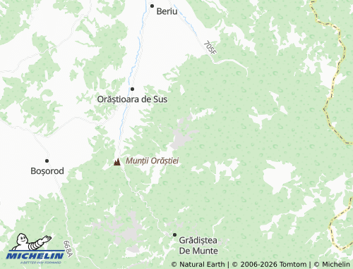 Mappa MICHELIN Ludeștii De Sus - ViaMichelin