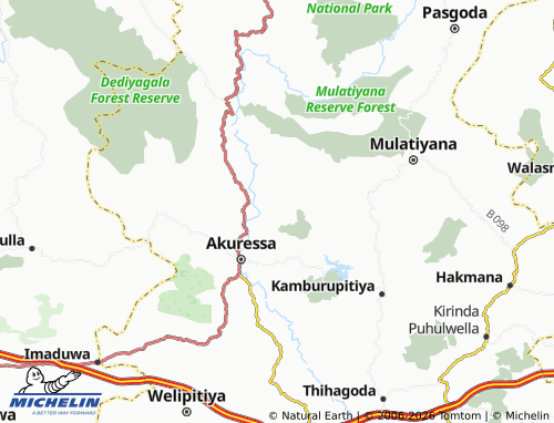Carte MICHELIN Thalahagama West - ViaMichelin