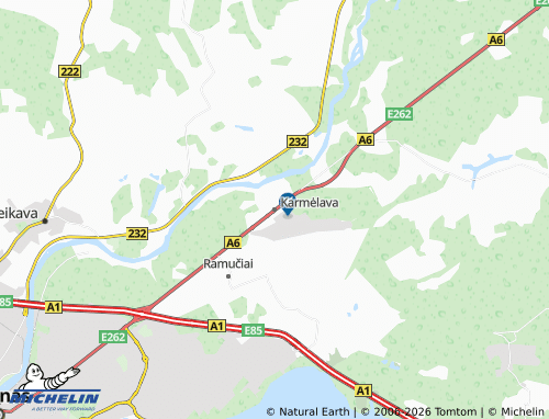 Mapa MICHELIN Karmėlava - ViaMichelin