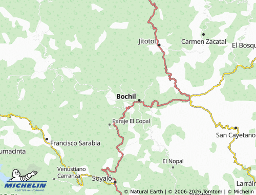 MICHELIN Agustín Rubio map - ViaMichelin