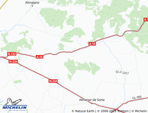 Mapa MICHELIN La Omeñaca - ViaMichelin