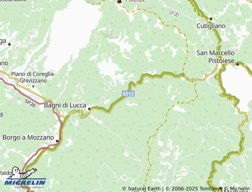 MICHELIN-Landkarte Fabbriche - ViaMichelin