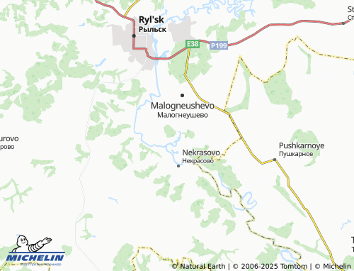MICHELIN-Landkarte Iznoskovo - ViaMichelin