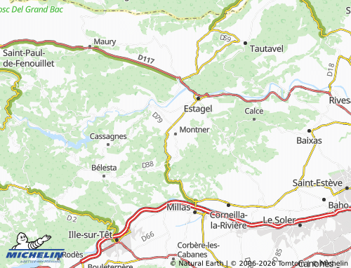 Mappa MICHELIN Montner - ViaMichelin