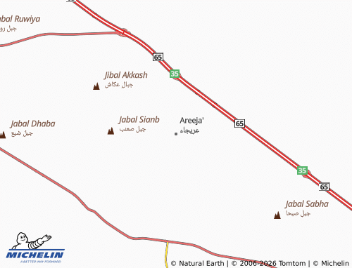 MICHELIN-Landkarte Areeja' - ViaMichelin