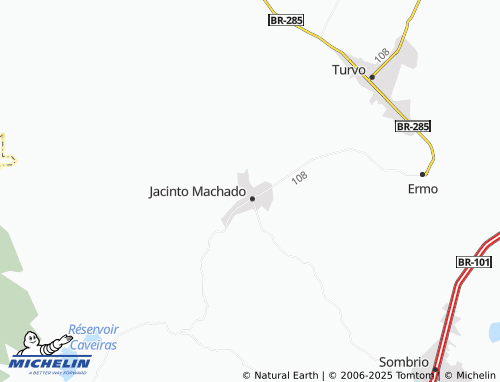 MICHELIN Paraguai map - ViaMichelin