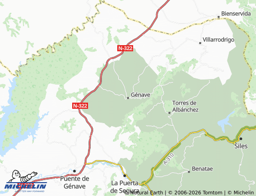 MICHELIN Génave map - ViaMichelin
