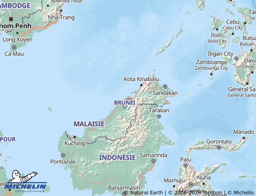 MICHELIN Brunei map - ViaMichelin
