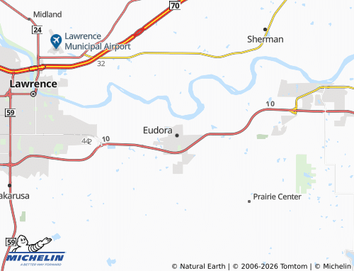 Carte MICHELIN Eudora - ViaMichelin
