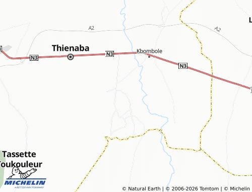 MICHELIN Bourvaye map - ViaMichelin