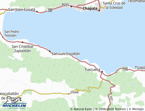 Mappa MICHELIN San Nicolás de Acuua - ViaMichelin