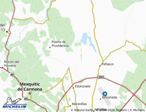 MICHELIN Colonia Progreso map - ViaMichelin