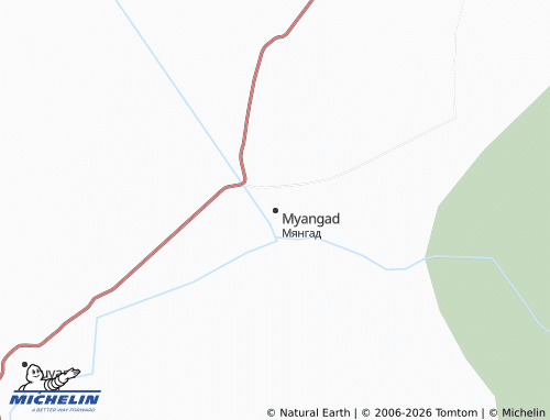 MICHELIN Myangad map - ViaMichelin