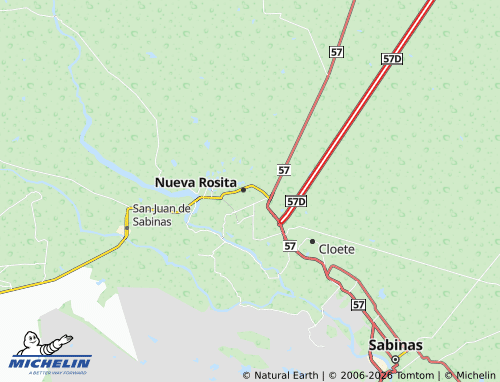 Mapa MICHELIN Progreso - ViaMichelin