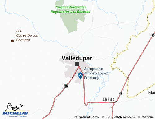 MICHELIN-Landkarte San Joaquín - ViaMichelin