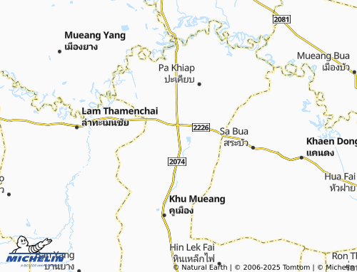 MICHELIN Nong Khaman map - ViaMichelin