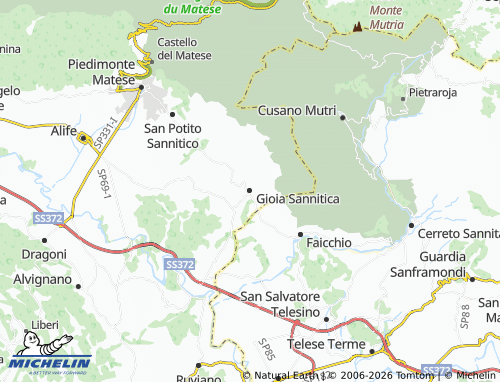 Mappa MICHELIN Gioia Sannitica - ViaMichelin