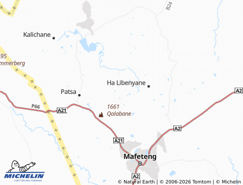 Carte MICHELIN Sebothoane - ViaMichelin