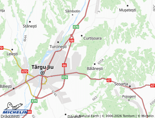 Carte MICHELIN Preajba Mare - ViaMichelin