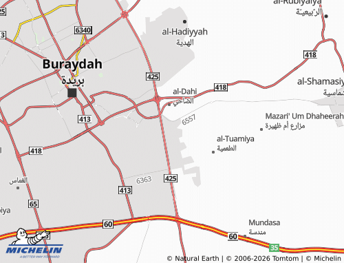 MICHELIN-Landkarte al-Tashleeh - ViaMichelin