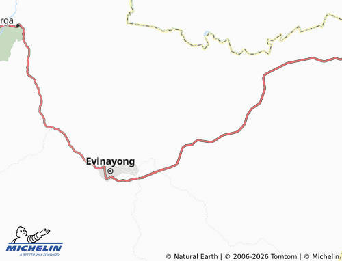 MICHELIN Ndyengayong map - ViaMichelin