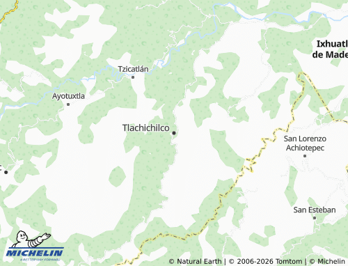 Mapa MICHELIN Tlachichilco - ViaMichelin