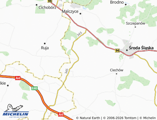 Mapa MICHELIN Dębice - ViaMichelin