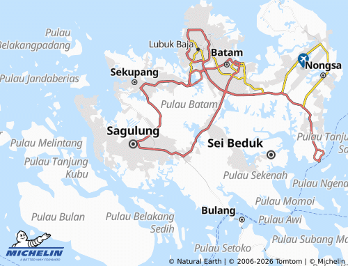 Mapa MICHELIN Kibing - ViaMichelin