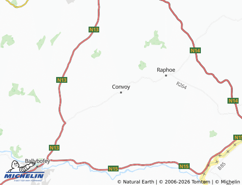 Kaart MICHELIN Convoy - ViaMichelin