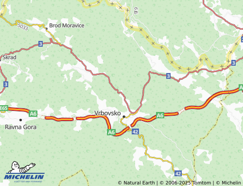 MICHELIN Presika map - ViaMichelin