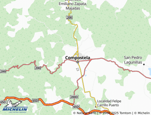 MICHELIN Fraccionamiento Nueva Galicia map - ViaMichelin