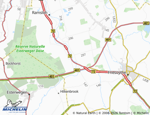 MICHELIN Sedelsberg map - ViaMichelin