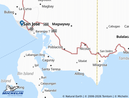Mappa MICHELIN Poblacion - ViaMichelin