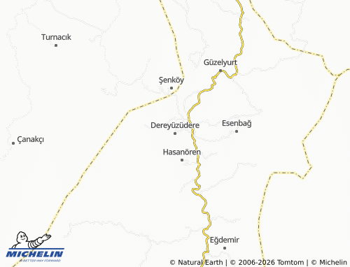 Mappa MICHELIN Dereyüzüdere - ViaMichelin
