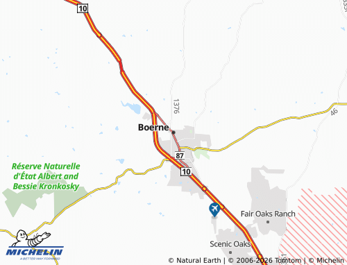 Mappa MICHELIN Boerne - ViaMichelin