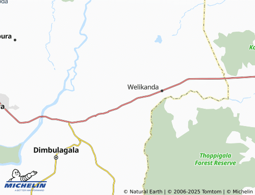 MICHELIN Susirigama map - ViaMichelin
