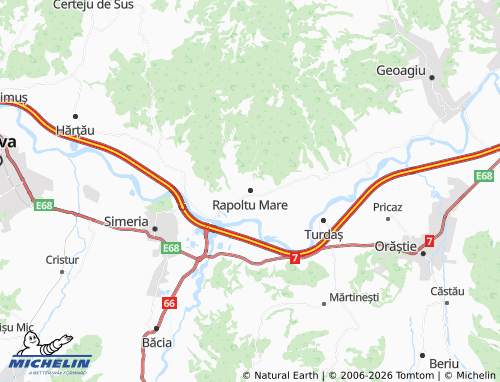 Carte MICHELIN Rapoltu Mare - ViaMichelin