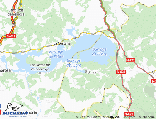 MICHELIN Arija map - ViaMichelin