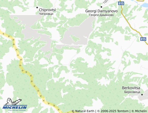 MICHELIN Govezhda map - ViaMichelin