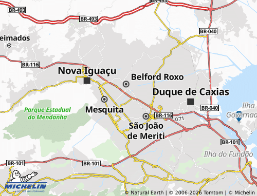 Mapa MICHELIN Grande Rio - ViaMichelin