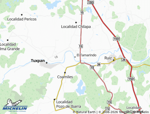MICHELIN El Tamarindo map - ViaMichelin
