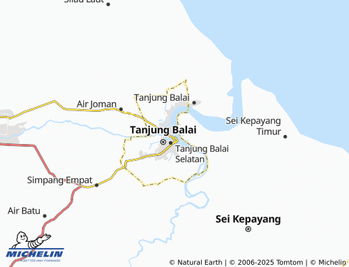 MICHELIN Kwala Silau Bestari map - ViaMichelin