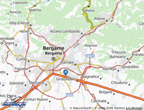 MICHELIN Gorle map - ViaMichelin