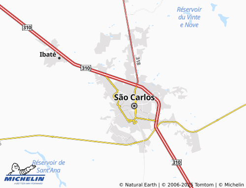 MICHELIN Jardim Bandeirantes map - ViaMichelin