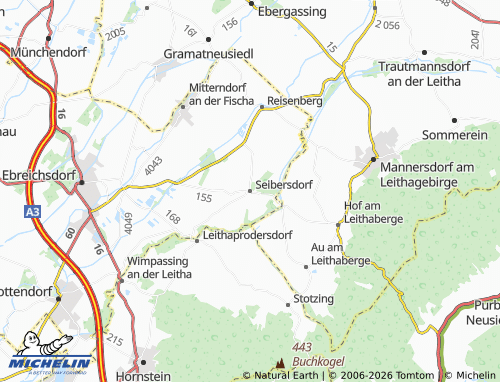 MICHELIN Seibersdorf map - ViaMichelin