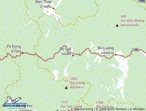 MICHELIN Bo Sali map - ViaMichelin