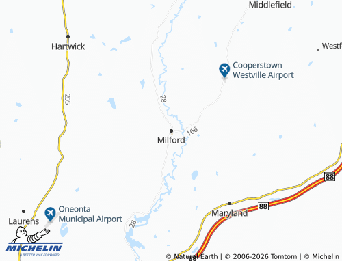 Mapa MICHELIN Milford - ViaMichelin