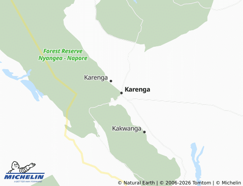 MICHELIN-Landkarte Karenga - ViaMichelin